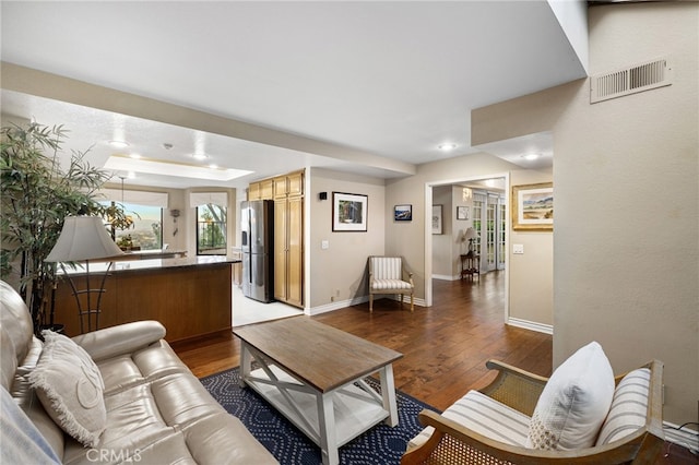 1610 Via Estrella, Pomona, CA 91768 - living area with wood finished floors and recessed lighting