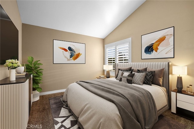1610 Via Estrella, Pomona, CA 91768 - bedroom with carpet flooring and lofted ceiling