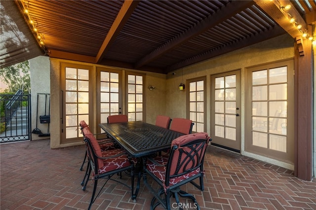 1610 Via Estrella, Pomona, CA 91768 - sunroom / solarium featuring french doors and plenty of natural light
