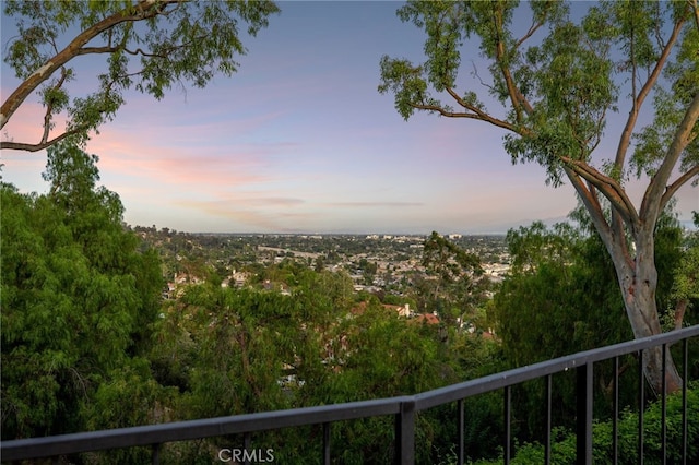 1610 Via Estrella, Pomona, CA 91768 - view of balcony at dusk