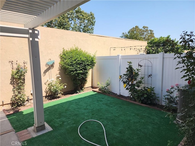17077 Los Modelos St, Fountain Valley, CA 92708 - fenced backyard featuring a pergola