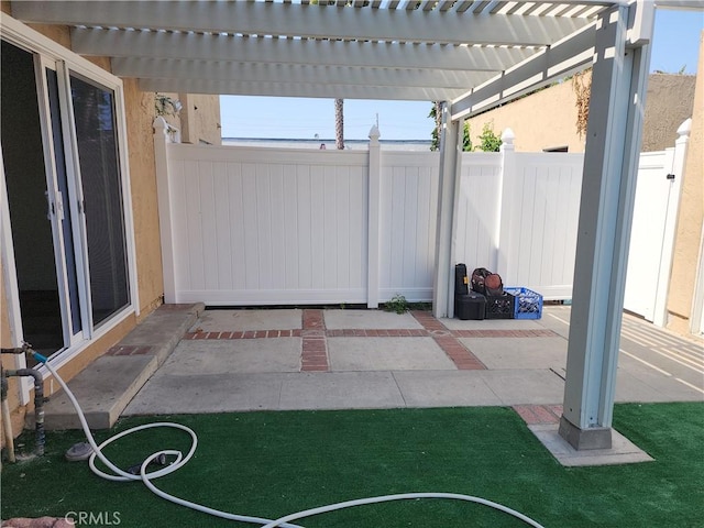 17077 Los Modelos St, Fountain Valley, CA 92708 - view of patio / terrace with a pergola