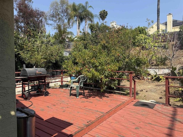 1826 Via Cuarto, Oceanside, CA 92056 - wooden terrace featuring grilling area