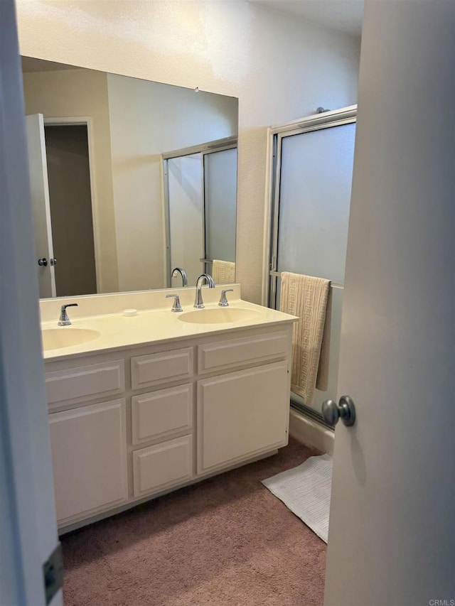 1826 Via Cuarto, Oceanside, CA 92056 - full bathroom featuring an enclosed shower and double vanity