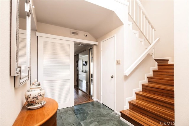 5440 Lindley Ave Unit 310, Encino, CA 91316 - foyer with stairway and baseboards