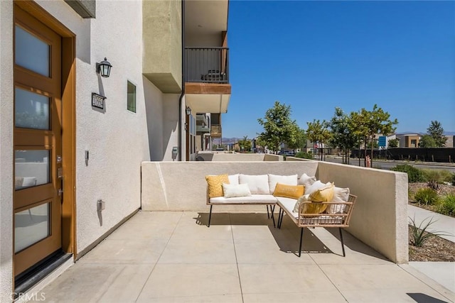 27554 Sparrow Ct, Valencia, CA 91381 - view of patio with outdoor lounge area