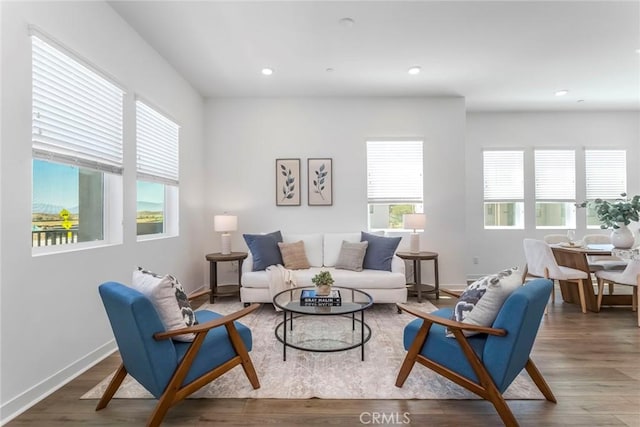 27554 Sparrow Ct, Valencia, CA 91381 - living room with wood finished floors and recessed lighting