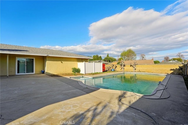 1472 N San Antonio Ave, Upland, CA 91786 - view of swimming pool with a fenced backyard and a patio