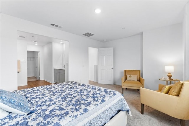 14053 Spurlock Ln Unit 3, Gardena, CA 90247 - bedroom featuring a spacious closet and recessed lighting