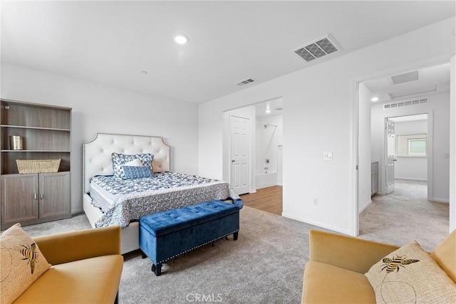 14053 Spurlock Ln Unit 3, Gardena, CA 90247 - carpeted bedroom featuring recessed lighting