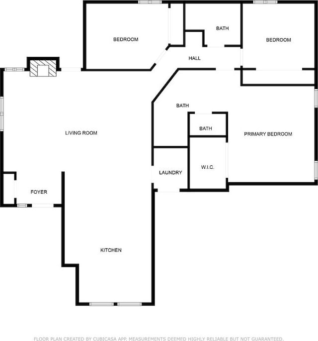 1534 Princeton Ave, Madera, CA 93637 - view of floor plan / room layout