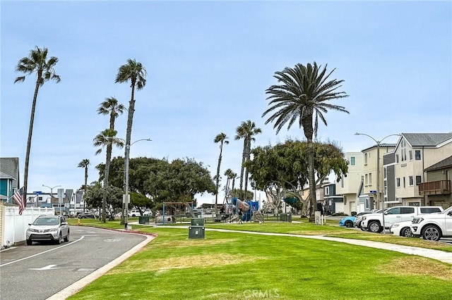 17072 5th St Unit A, Sunset Beach, CA 90742 - view of asphalt street featuring street lighting and a residential view