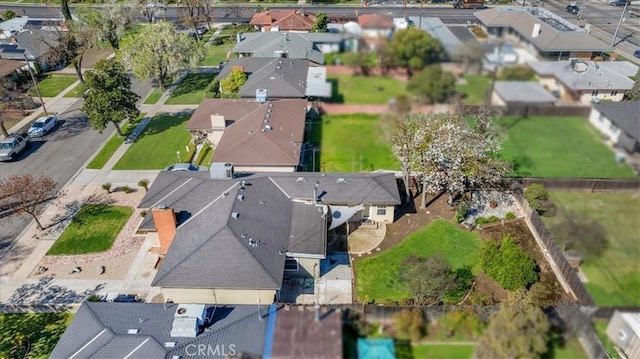 404 W Robinson Ave, Fresno, CA 93705 - aerial overview of property's location with nearby suburban area