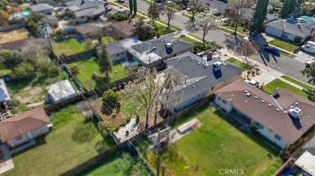 404 W Robinson Ave, Fresno, CA 93705 - aerial view of property and surrounding area with nearby suburban area