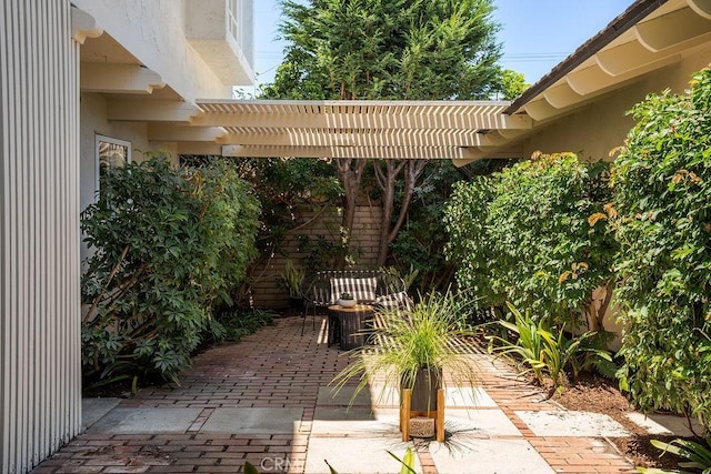 2443 Windward Ln, Newport Beach, CA 92660 - view of patio featuring a pergola