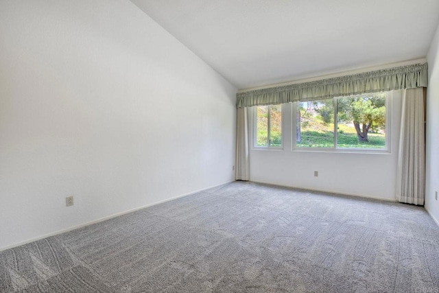 61 Via Larga Vis, Bonsall, CA 92003 - empty room with carpet and vaulted ceiling