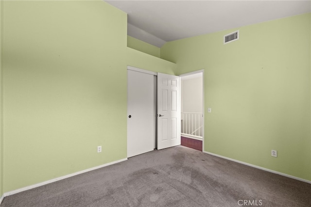 1336 Granada St, Upland, CA 91784 - unfurnished bedroom with carpet floors, lofted ceiling, and a closet