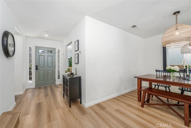 33144 Ocean Rdg, Dana Point, CA 92629 - foyer with light wood-style floors and recessed lighting