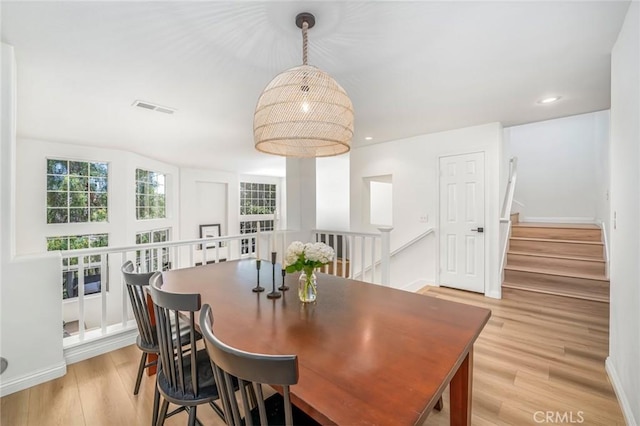 33144 Ocean Rdg, Dana Point, CA 92629 - dining space featuring light wood-style floors and recessed lighting