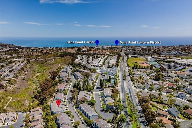 33144 Ocean Rdg, Dana Point, CA 92629 - aerial view of property and surrounding area featuring a large body of water and nearby suburban area