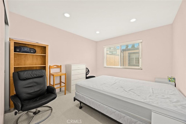 513 N Chandler Ave Unit E, Monterey Park, CA 91754 - bedroom with carpet floors and recessed lighting