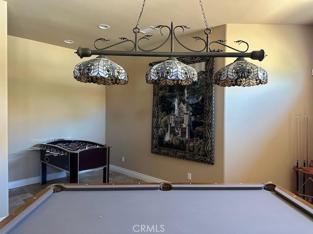 17134 Joshua Rd, Apple Valley, CA 92307 - playroom featuring pool table and recessed lighting