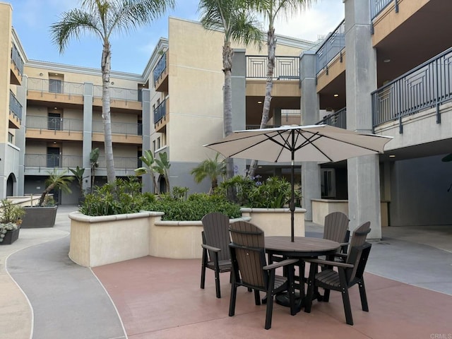 3887 Pell Pl, San Diego, CA 92130 - view of patio with outdoor dining area