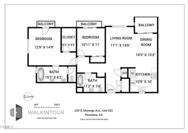 239 S Marengo Ave Unit 203, Pasadena, CA 91101 - photo 35