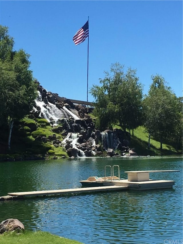 view of water feature