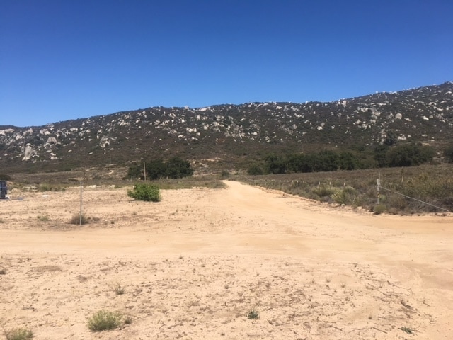 property view of mountains with a rural view