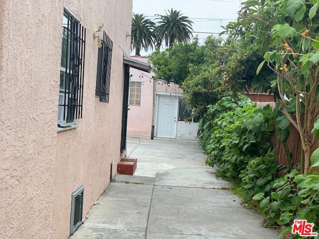 view of home's exterior featuring a patio area