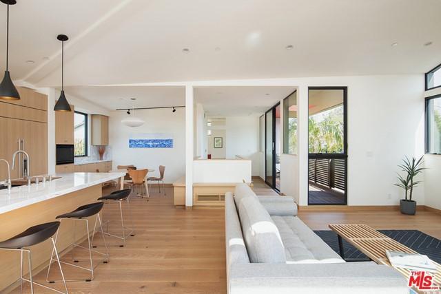 living room featuring light hardwood / wood-style floors