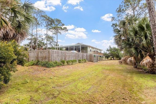 549 E Gulf Beach Dr, Saint George Islan, FL 32328 - view of yard