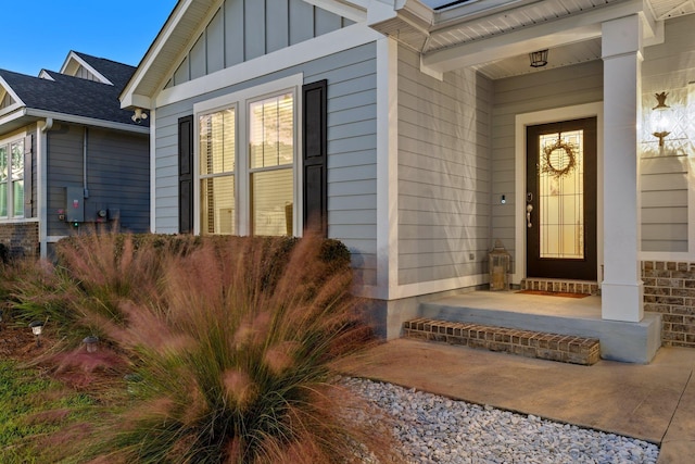 view of entrance to property