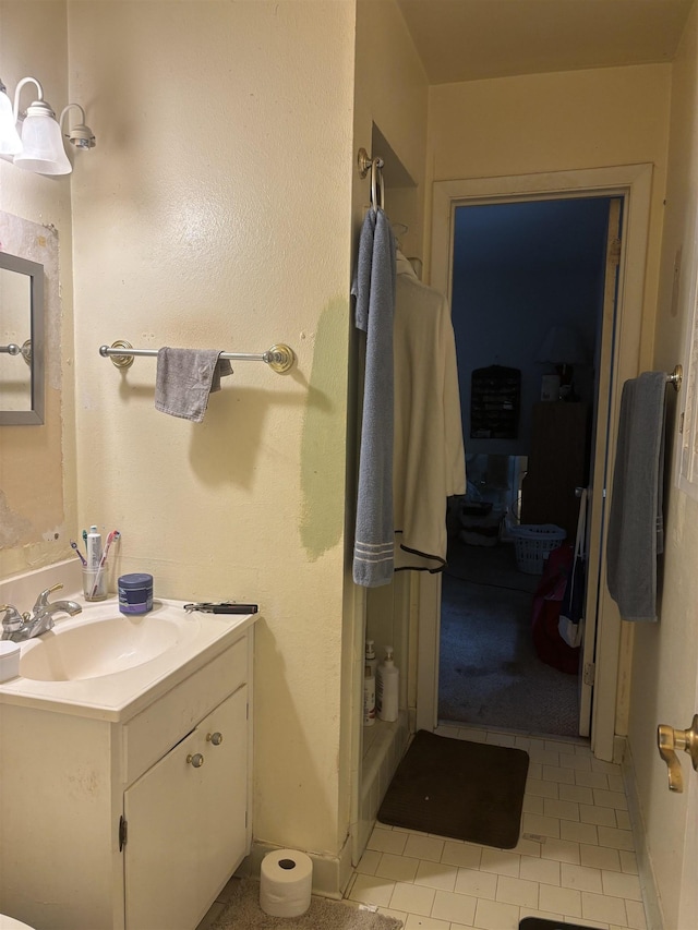 1208 Halifax Ct, Tallahassee, FL 32308 - bathroom with vanity and tile patterned flooring