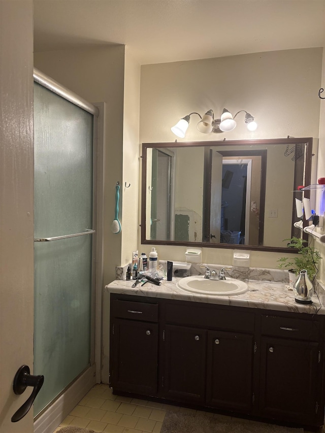 1208 Halifax Ct, Tallahassee, FL 32308 - full bath featuring tile patterned floors, a stall shower, and vanity