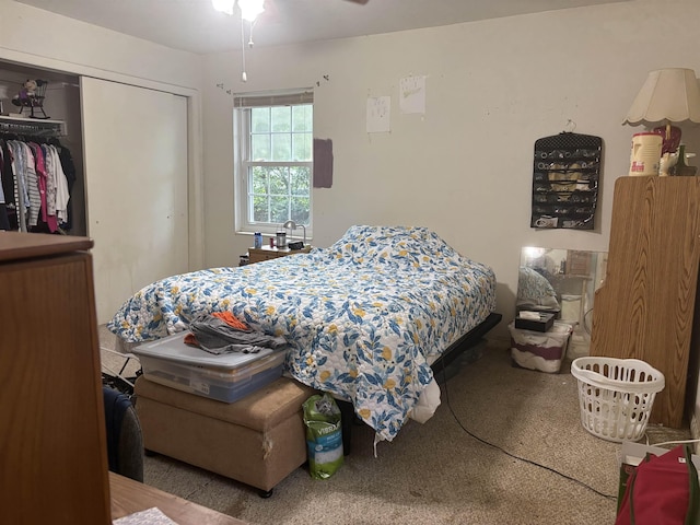 1208 Halifax Ct, Tallahassee, FL 32308 - carpeted bedroom with a closet