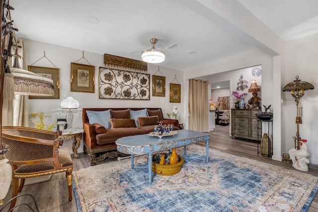 5902 Shady Rest Rd, Havana, FL 32333 - living area featuring wood finished floors and baseboards