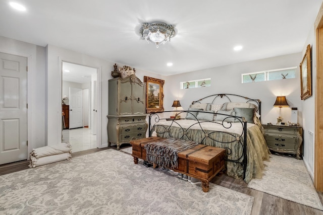 5902 Shady Rest Rd, Havana, FL 32333 - bedroom featuring wood finished floors and recessed lighting