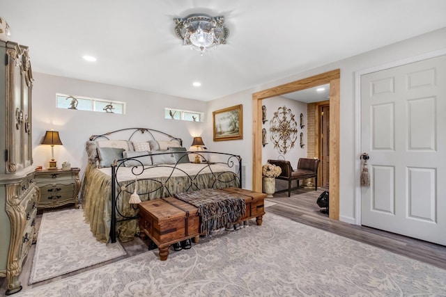 5902 Shady Rest Rd, Havana, FL 32333 - bedroom featuring wood finished floors and recessed lighting