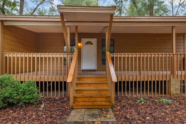 view of property entrance