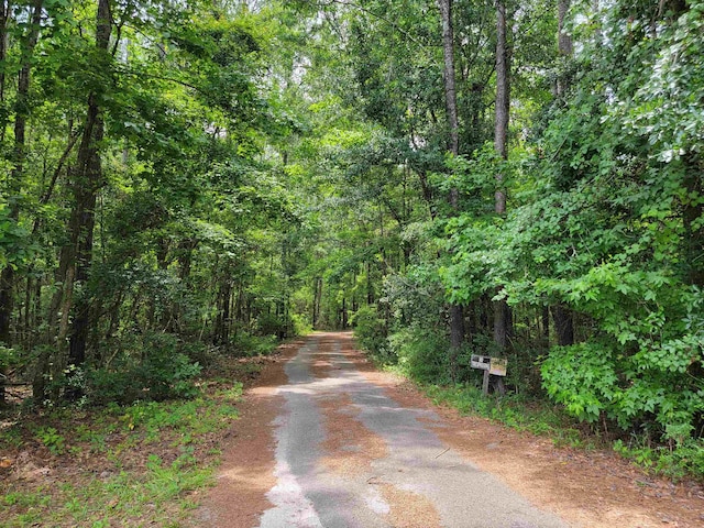 view of road