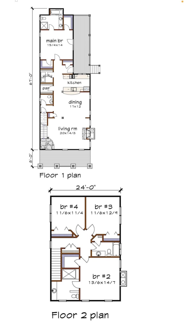 624 W 7th Ave, Tallahassee, FL 32303 - view of floor plan / room layout