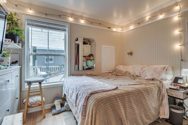 624 W 7th Ave, Tallahassee, FL 32303 - bedroom featuring ornamental molding and wood finished floors