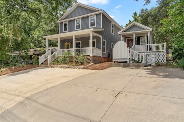 624 W 7th Ave, Tallahassee, FL 32303 - view of front facade featuring a porch and stairs