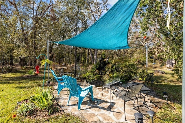 view of patio