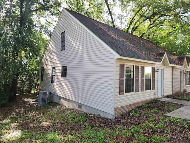 755 Gold Nugget Trl, Tallahassee, FL 32304 - view of home's exterior with crawl space and a central AC unit