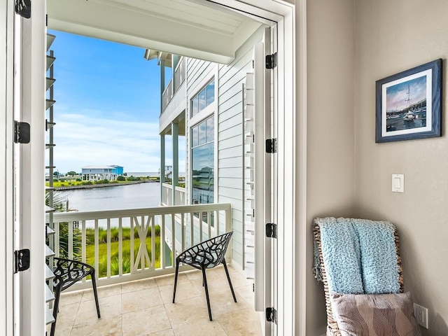 45 Walker Creek Dr, Shell Point, FL 32327 - balcony featuring a water view