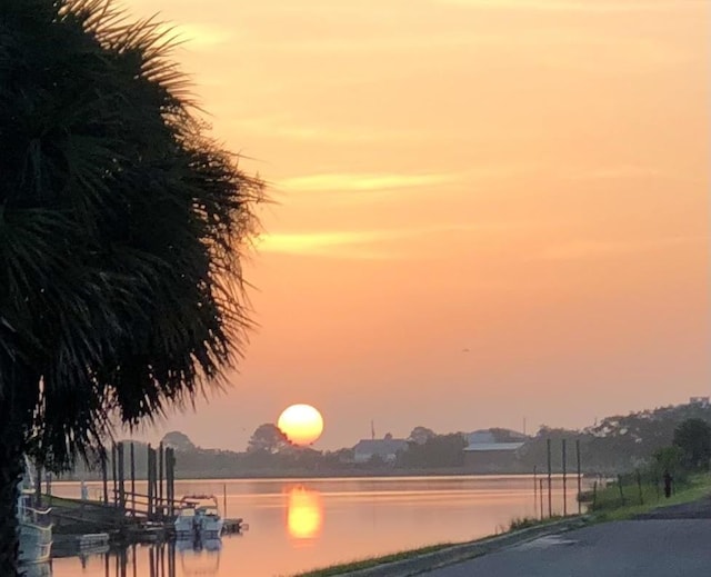 45 Walker Creek Dr, Shell Point, FL 32327 - water view featuring a boat dock