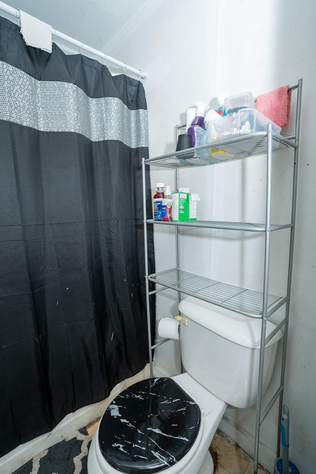 bathroom with toilet